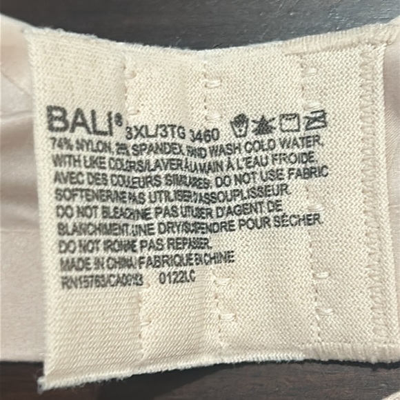 Bali Cool Comfort Beige Bra Size 3XL
Revolution Soft Touch Perfect WireFree Bra - Picture 5 of 11